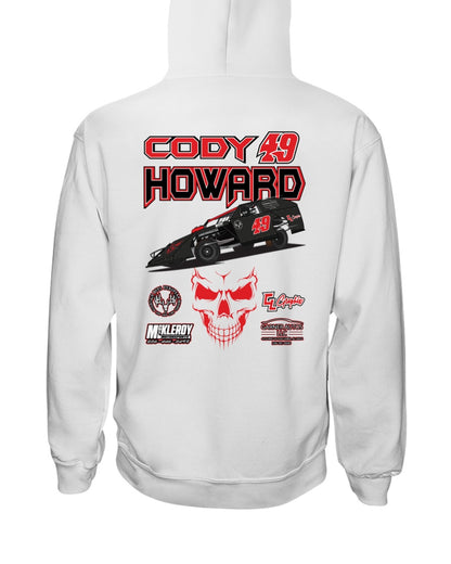 Cody Howard 2020 Hoodie - Red Bomb Graphics - Custom Dirt Racing Shirts