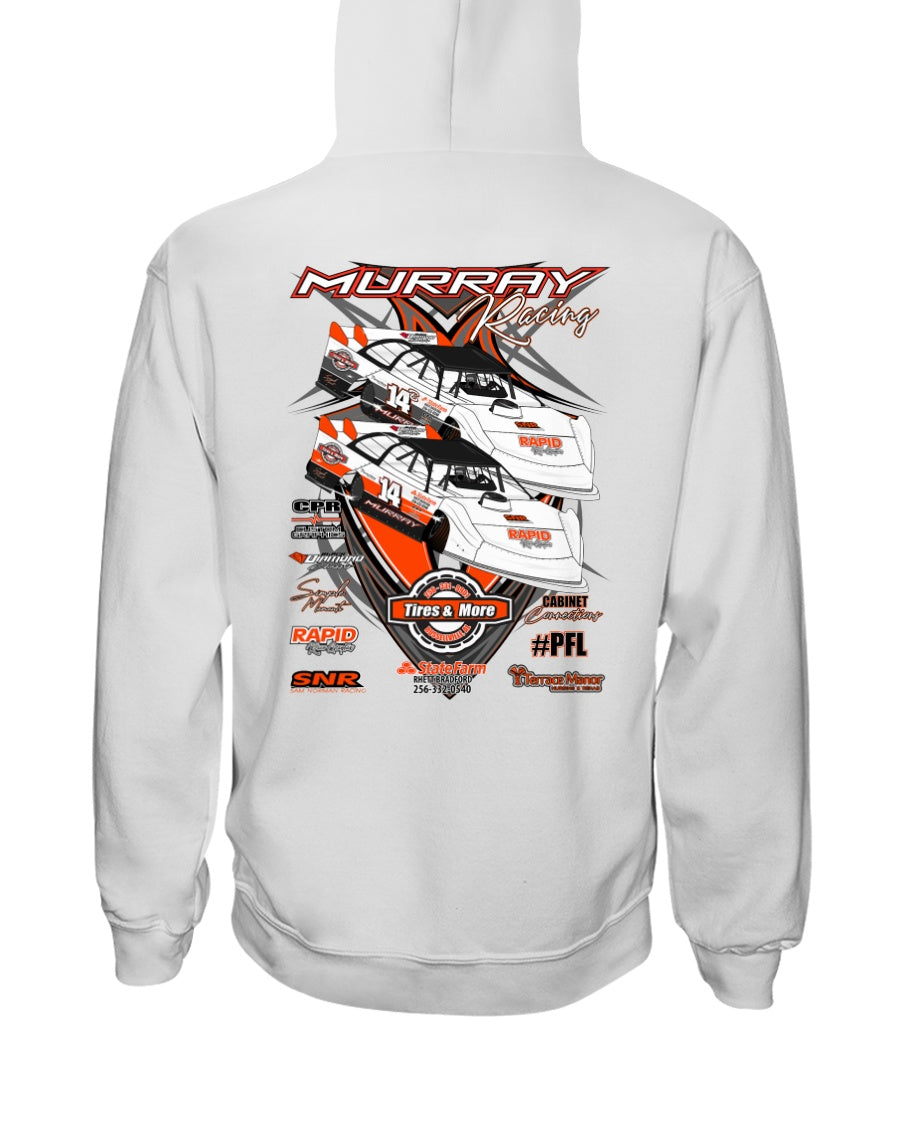 Murray Racing 2020 Hoodie - Red Bomb Graphics - Custom Dirt Racing Shirts