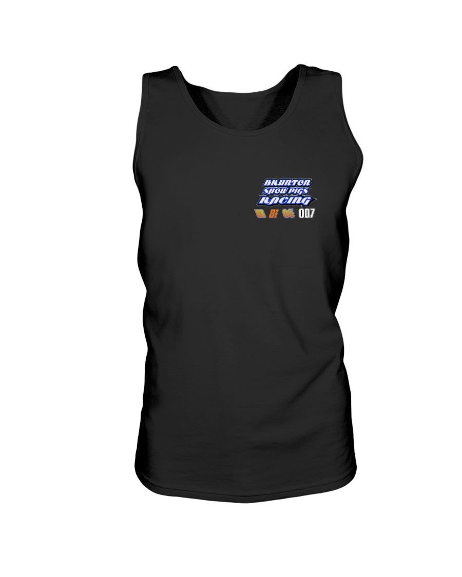 Brunton Show Pig Racing 2020 Tank - Red Bomb Graphics - Custom Dirt Racing Shirts