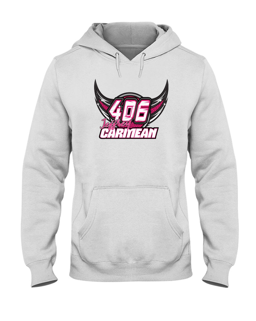 Jeffrey Carmean 2020 #2 Hoodie - Red Bomb Graphics - Custom Dirt Racing Shirts