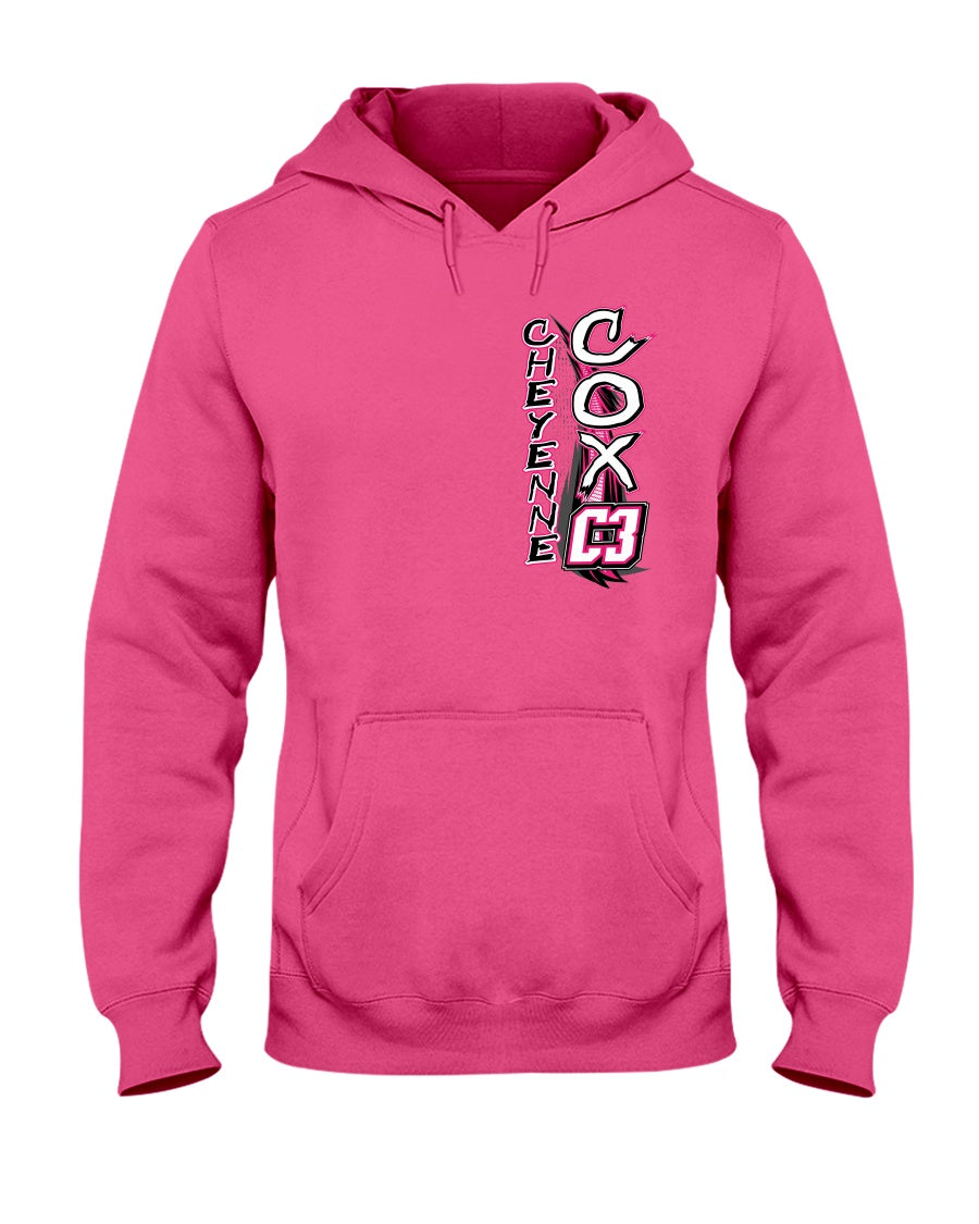 Cheyenne Cox 2020 Hoodie - Red Bomb Graphics - Custom Dirt Racing Shirts