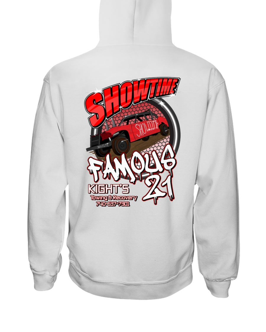 Showtime 2020 Hoodie - Red Bomb Graphics - Custom Dirt Racing Shirts