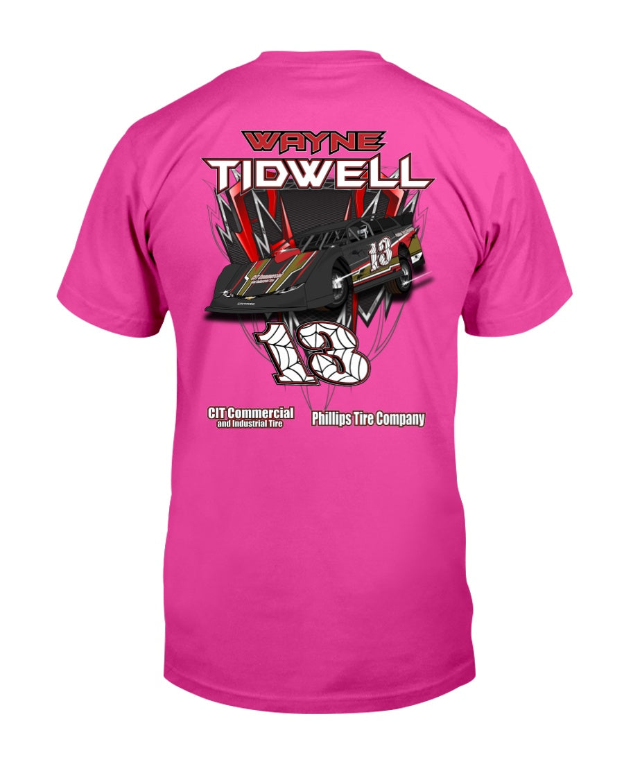 Wayne Tidwell 2020 - Red Bomb Graphics - Custom Dirt Racing Shirts