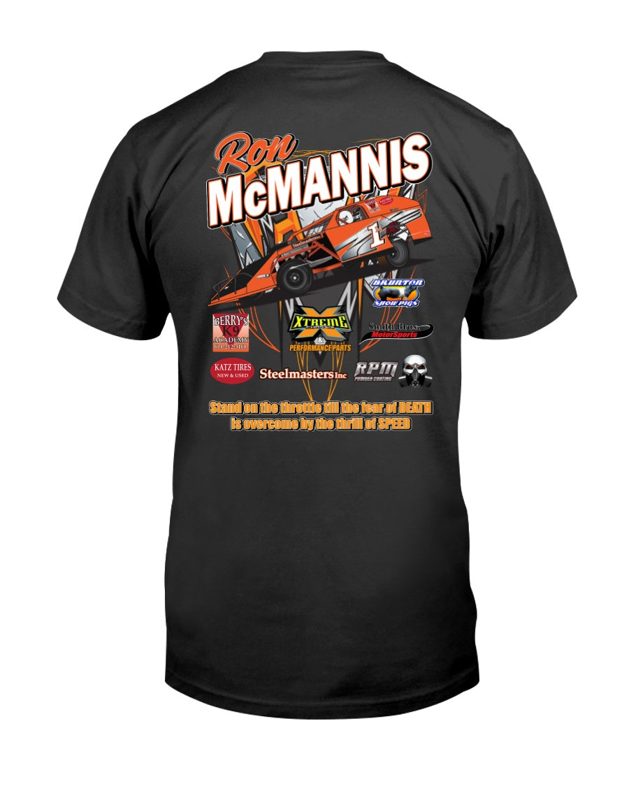 Ron McMannis 2020 - Red Bomb Graphics - Custom Dirt Racing Shirts