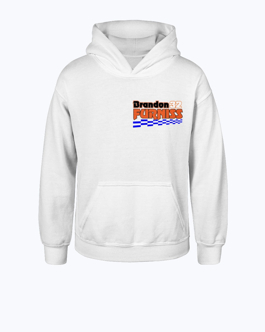 Brandon Furniss 2020 Champion Youth Hoodie - Red Bomb Graphics - Custom Dirt Racing Shirts