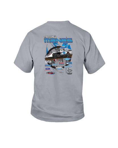 Mathew Manes Youth T-Shirt - Red Bomb Graphics - Custom Dirt Racing Shirts