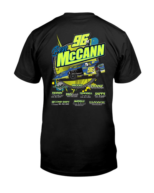 Ben McCann 2020 - Red Bomb Graphics - Custom Dirt Racing Shirts