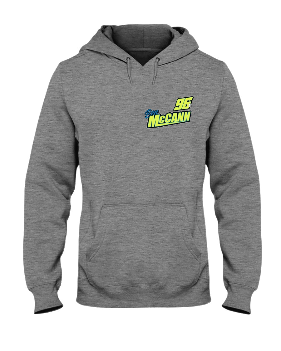 Ben McCann 2020 Hoodie - Red Bomb Graphics - Custom Dirt Racing Shirts