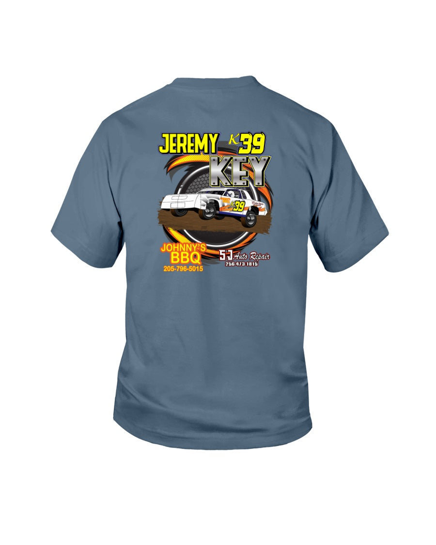 Jeremy Key 2020 Youth - Red Bomb Graphics - Custom Dirt Racing Shirts