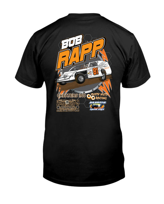 Bob Rapp 2020 - Red Bomb Graphics - Custom Dirt Racing Shirts