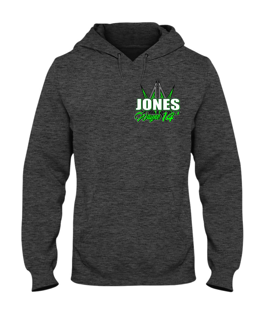 Wayne Jones 2020 Hoodie - Red Bomb Graphics - Custom Dirt Racing Shirts