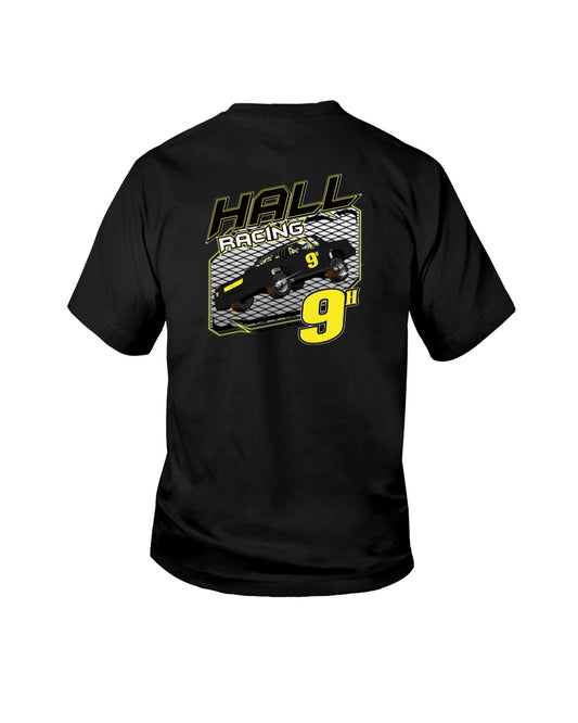Hall Racing 2020 Youth - Red Bomb Graphics - Custom Dirt Racing Shirts