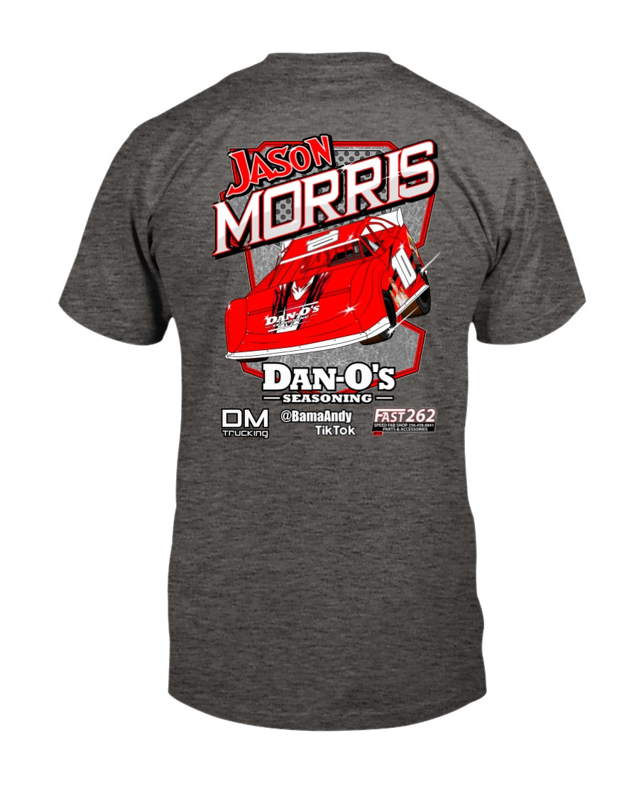 Jason Morris 2020 - Red Bomb Graphics - Custom Dirt Racing Shirts