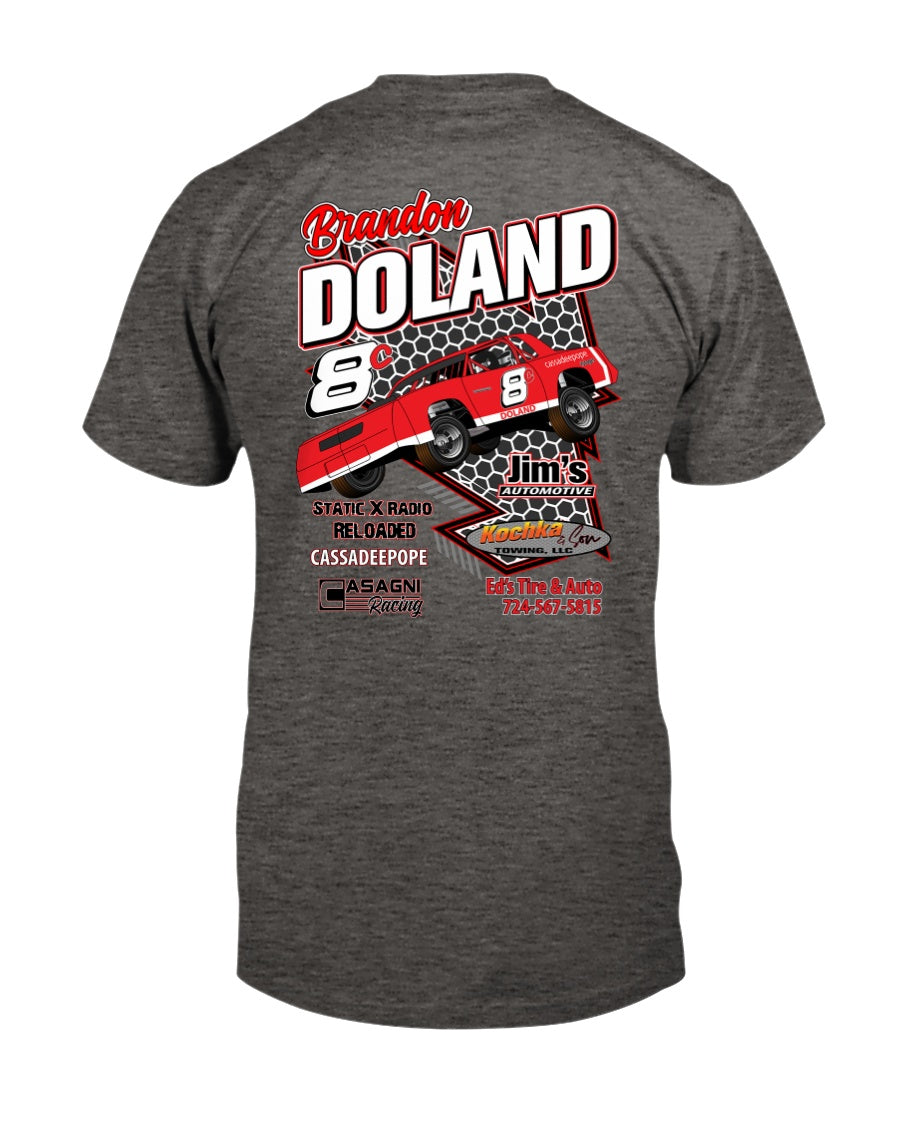 Brandon Dolland 2020 - Red Bomb Graphics - Custom Dirt Racing Shirts