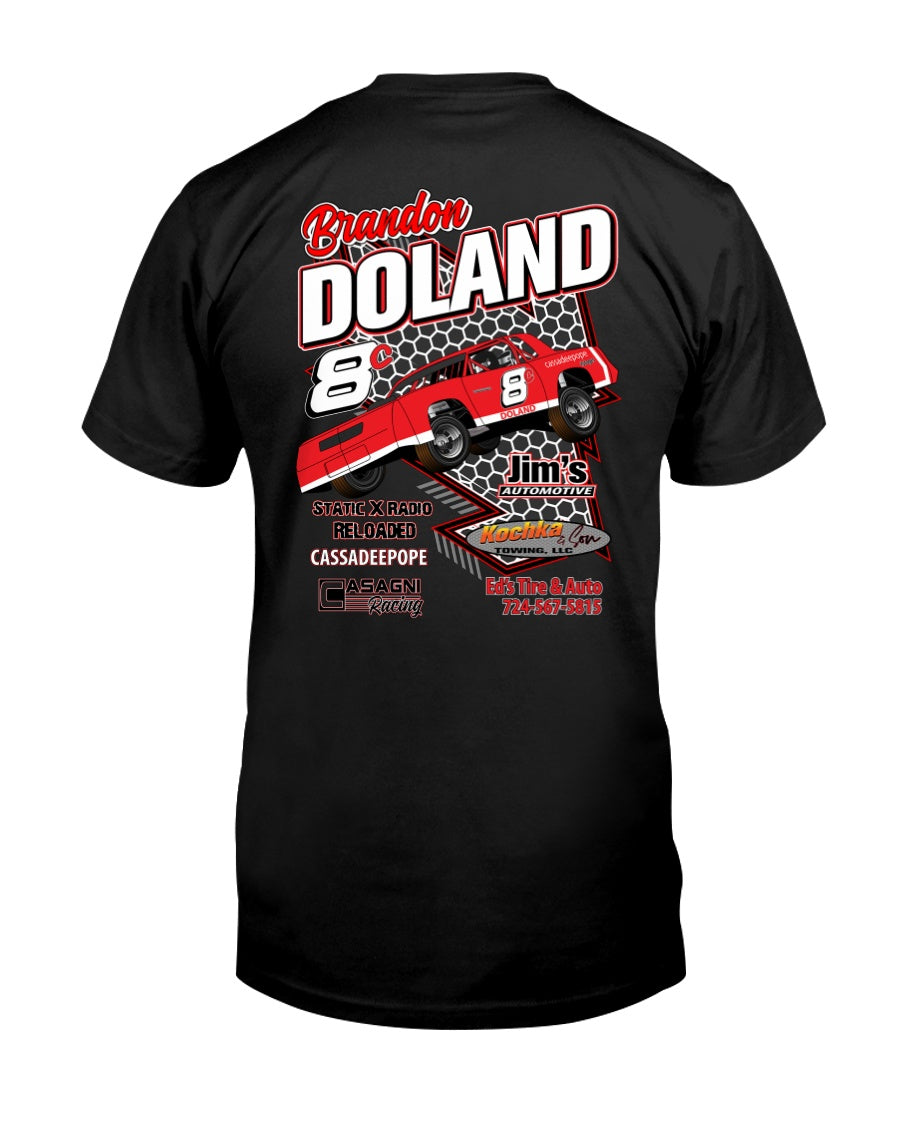 Brandon Dolland 2020 - Red Bomb Graphics - Custom Dirt Racing Shirts