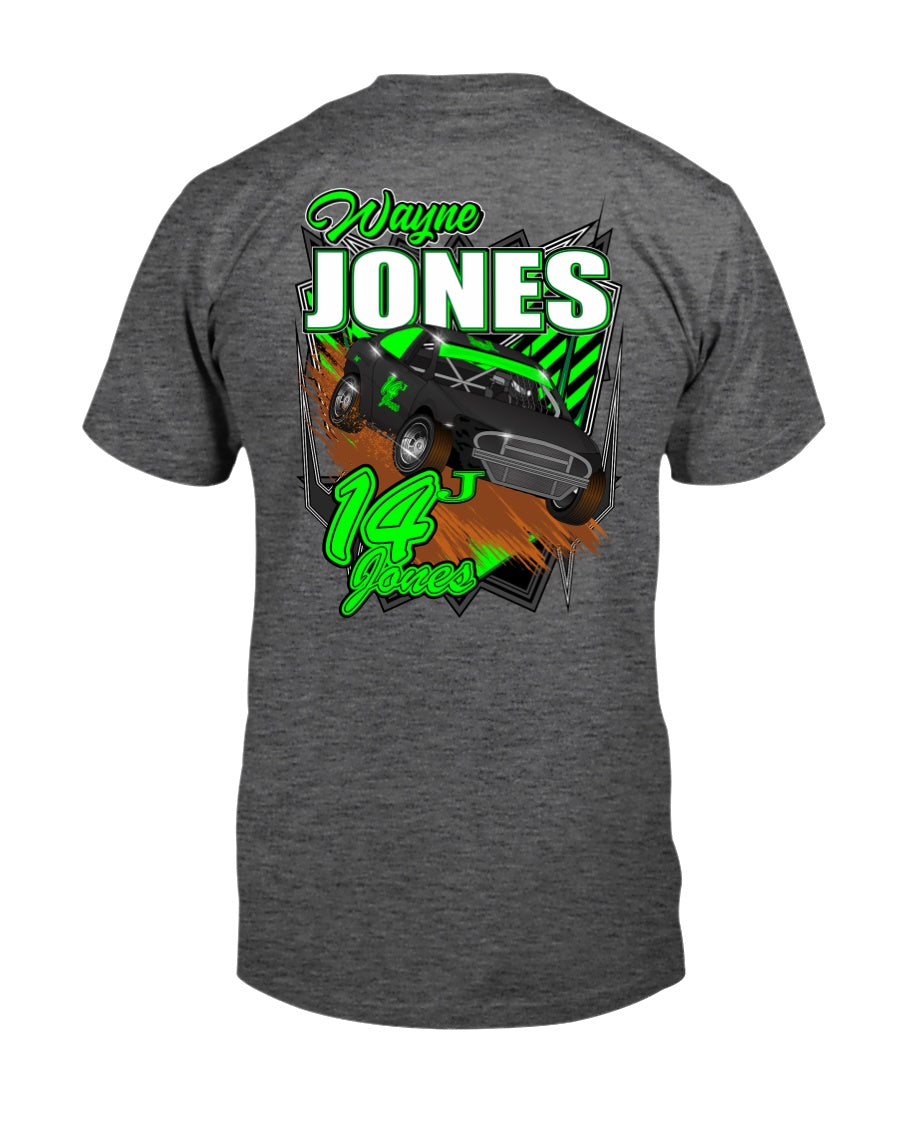 Wayne Jones 2020 - Red Bomb Graphics - Custom Dirt Racing Shirts