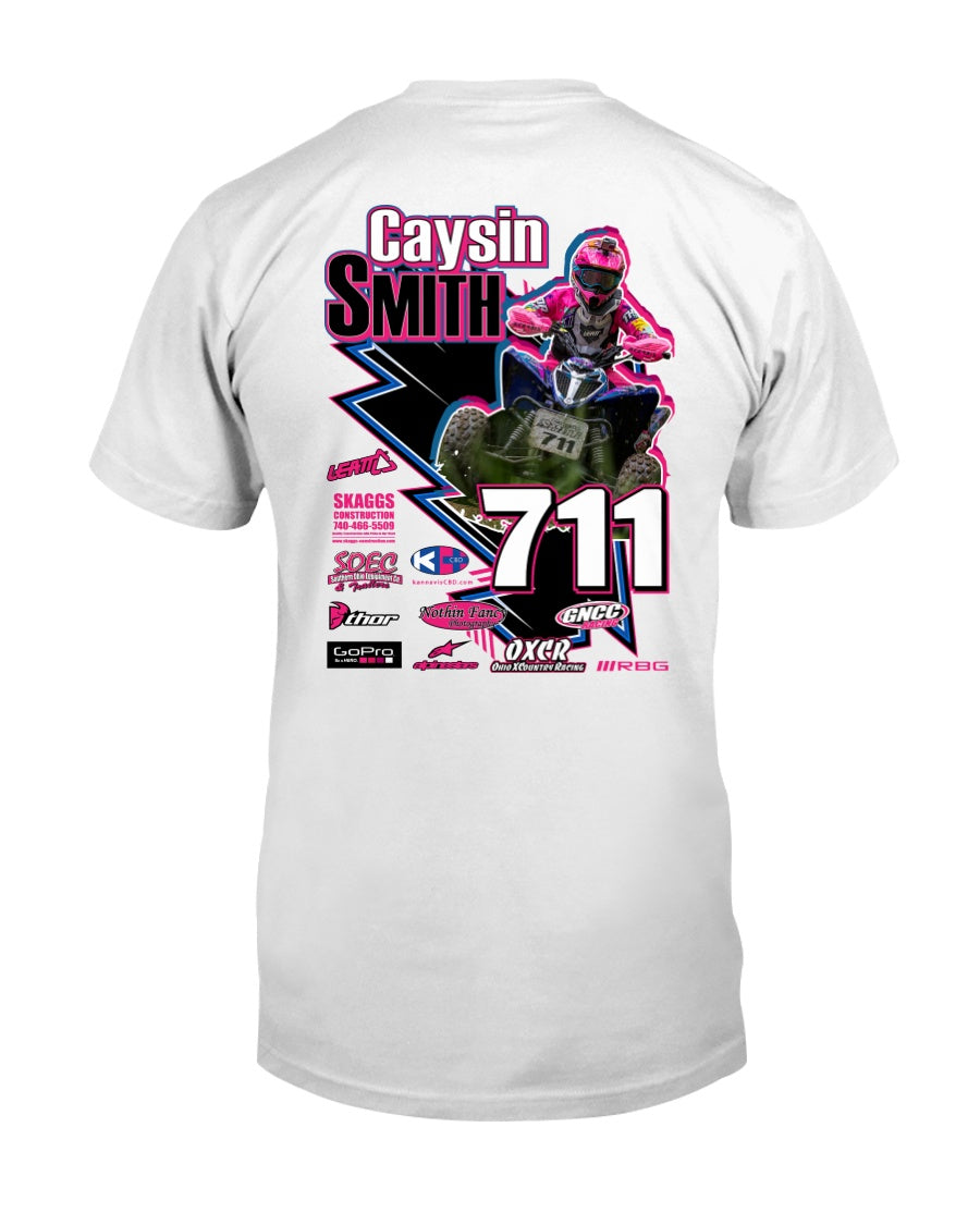 Caysin Smith 2020 - Red Bomb Graphics - Custom Dirt Racing Shirts