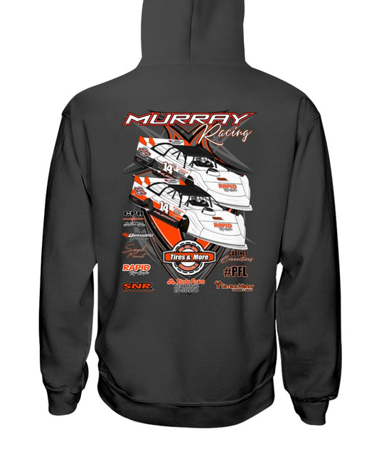 Murray Racing 2020 Hoodie - Red Bomb Graphics - Custom Dirt Racing Shirts