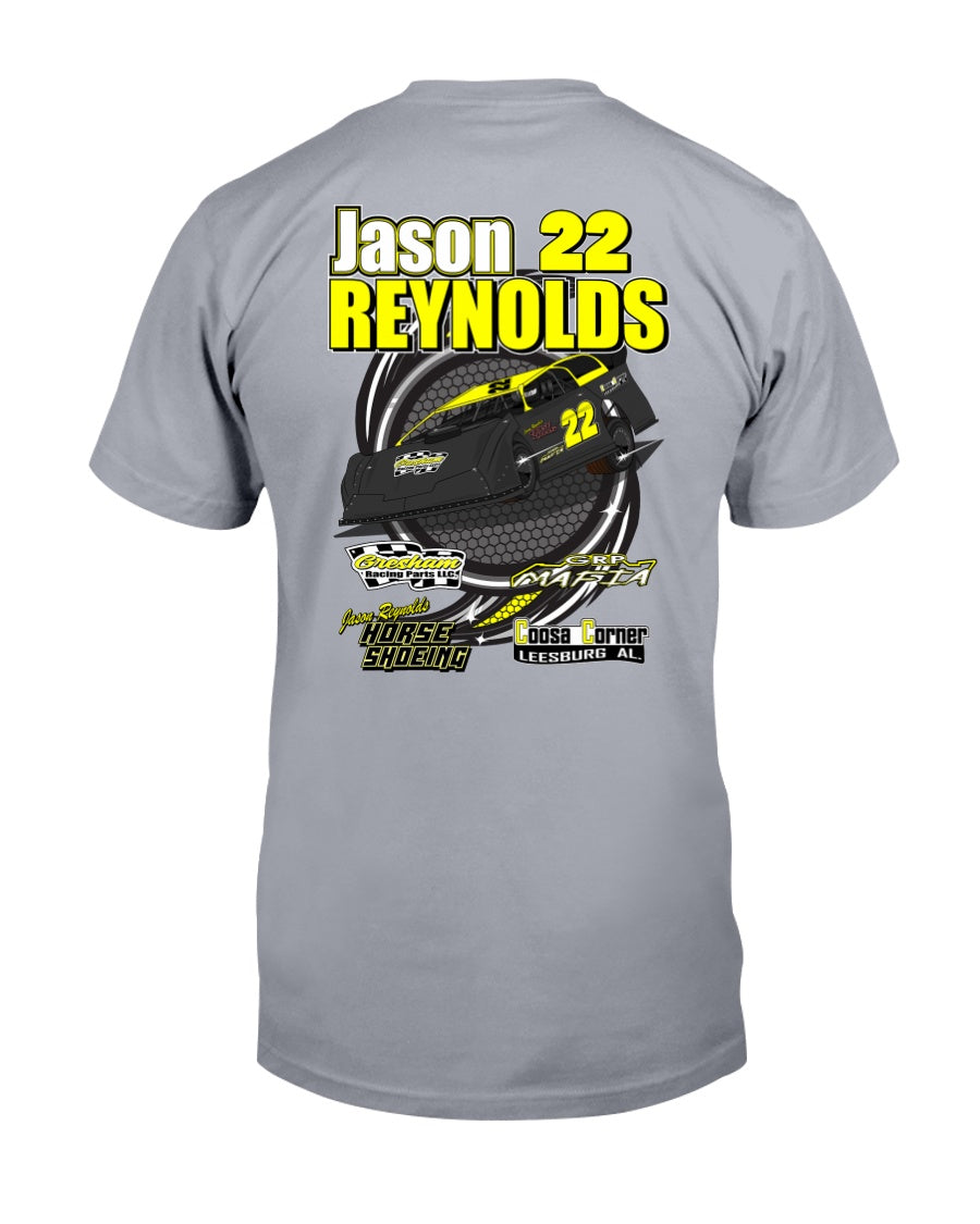 Jason Reynolds 2020 - Red Bomb Graphics - Custom Dirt Racing Shirts