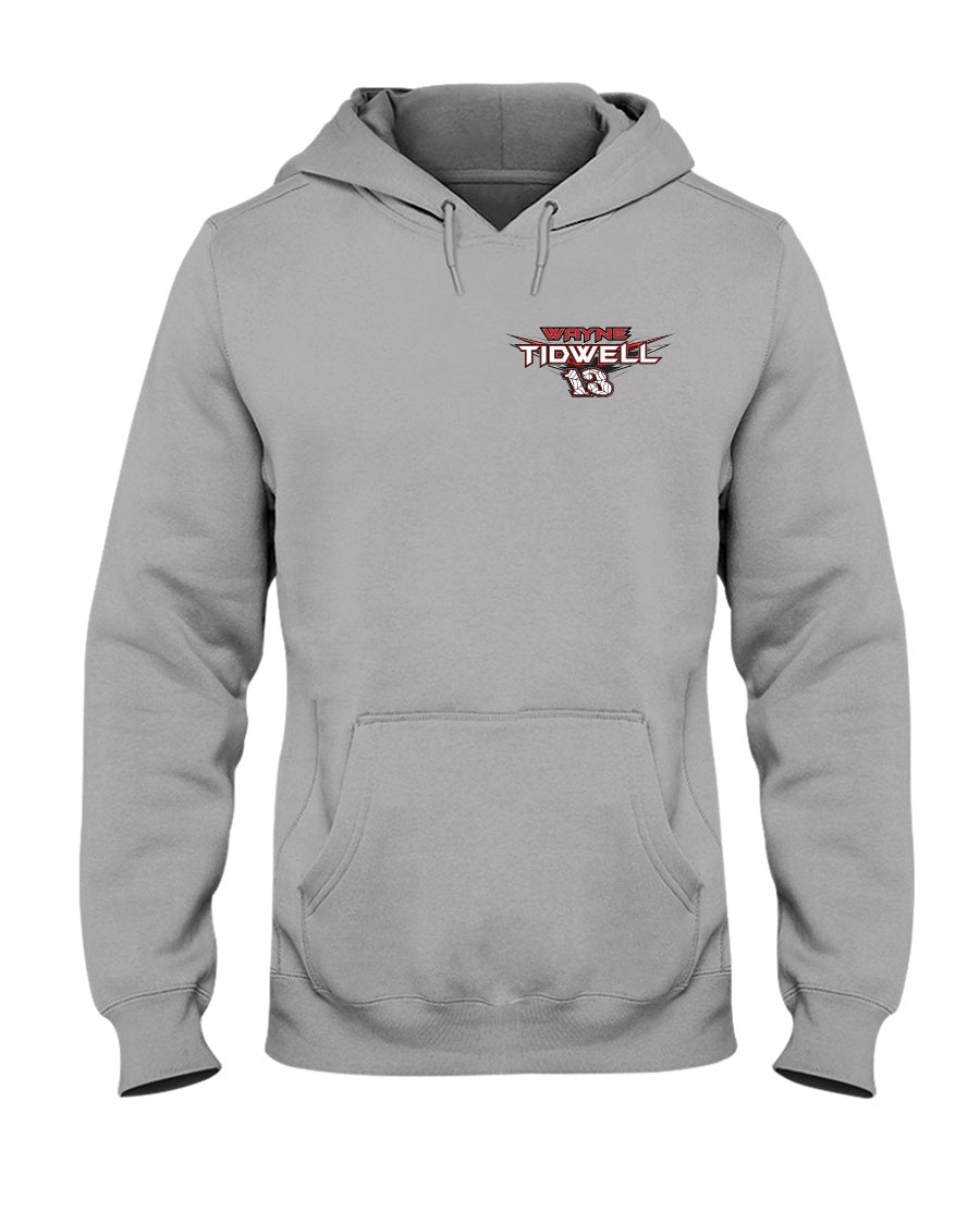 Wayne Tidwell 2020 Hoodie - Red Bomb Graphics - Custom Dirt Racing Shirts