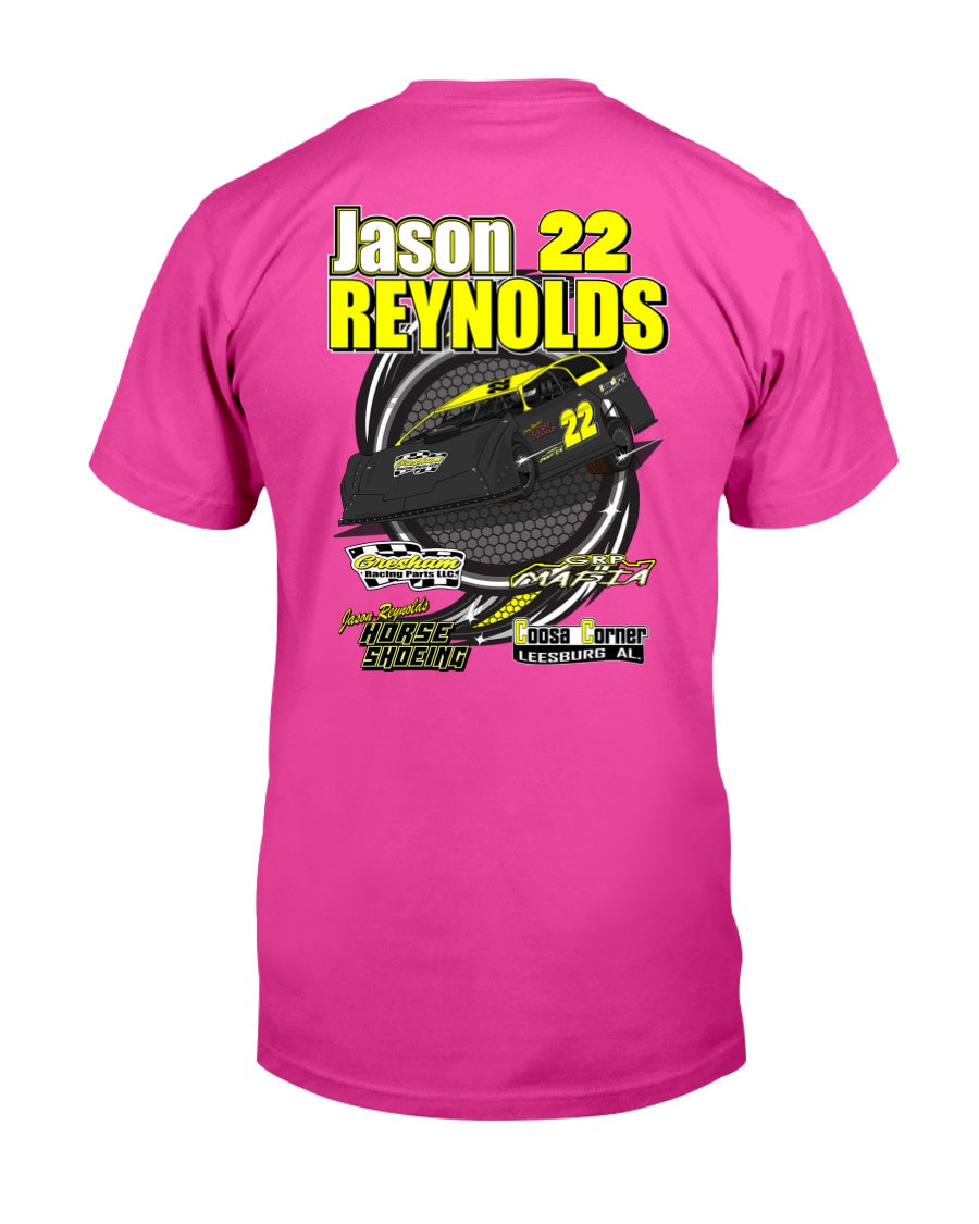 Jason Reynolds 2020 - Red Bomb Graphics - Custom Dirt Racing Shirts