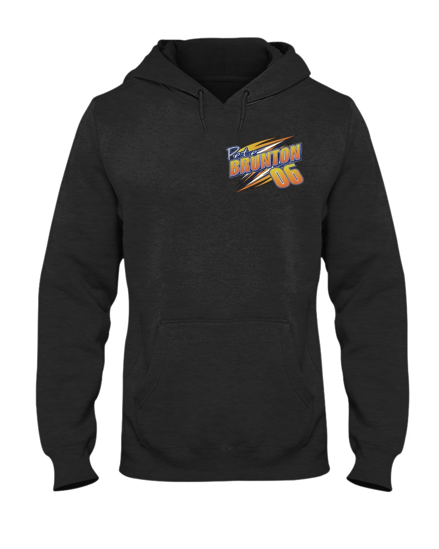 Pete Brunton Hoodie 2020 - Red Bomb Graphics - Custom Dirt Racing Shirts