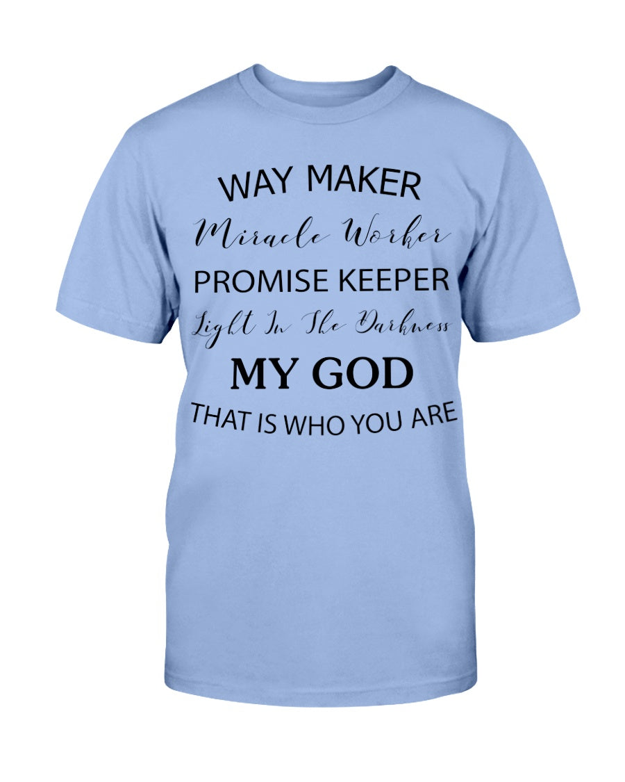 Way Maker Lyrics Shirt - Red Bomb Graphics - Custom Dirt Racing Shirts