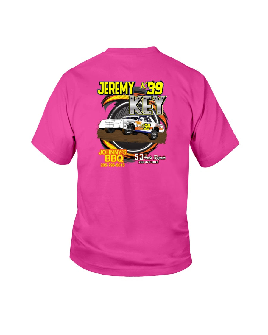 Jeremy Key 2020 Youth - Red Bomb Graphics - Custom Dirt Racing Shirts