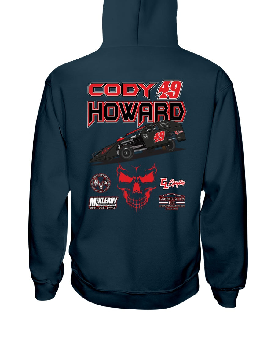 Cody Howard 2020 Hoodie - Red Bomb Graphics - Custom Dirt Racing Shirts