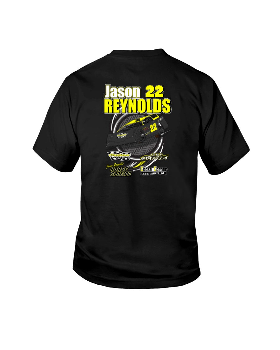 Jason Reynolds 2020 Youth - Red Bomb Graphics - Custom Dirt Racing Shirts