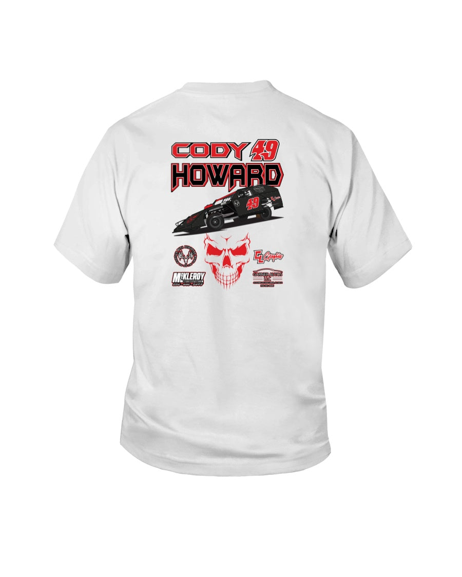 Cody Howard 2020 Youth - Red Bomb Graphics - Custom Dirt Racing Shirts