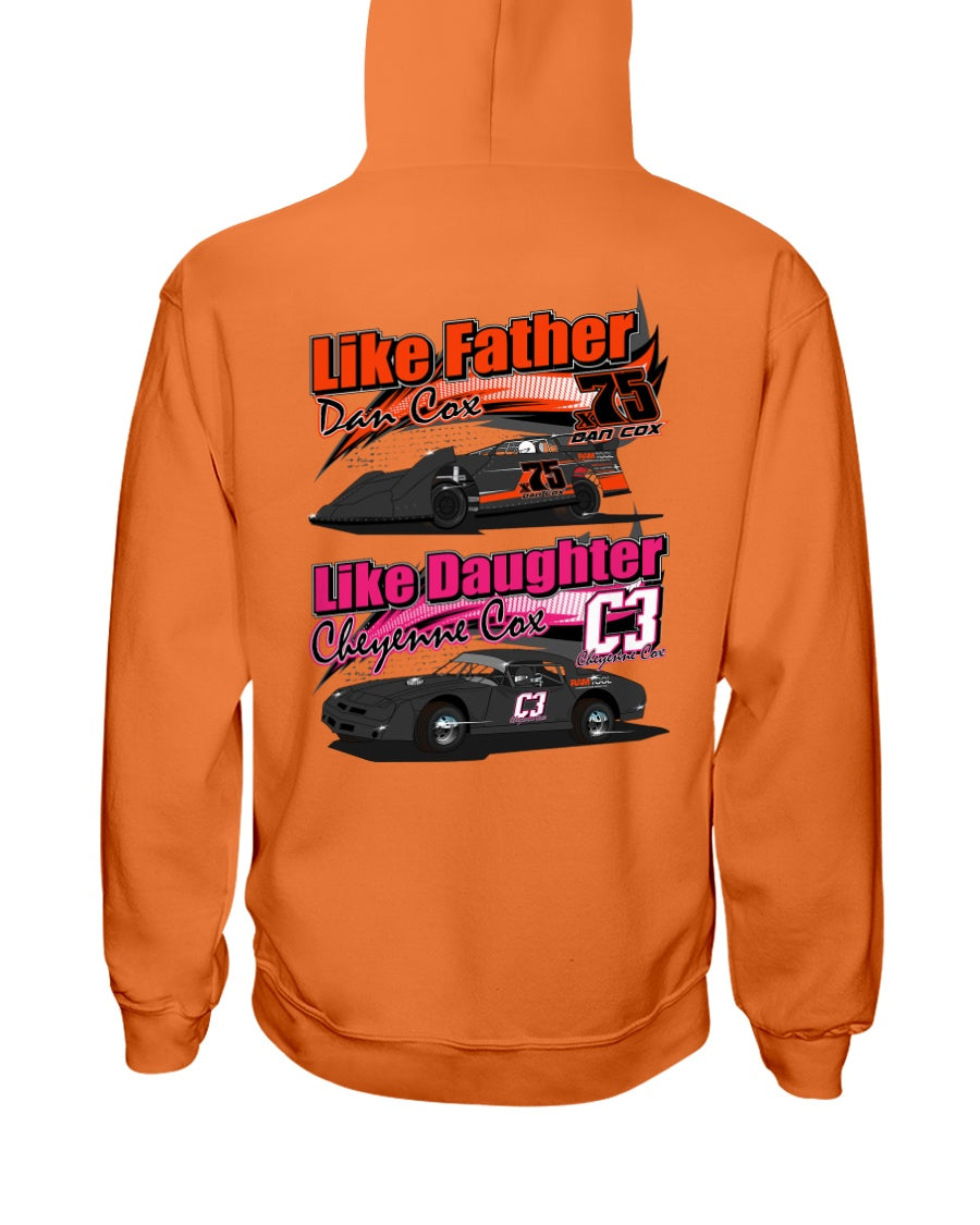 Cox Racing 2020 Hoodie - Red Bomb Graphics - Custom Dirt Racing Shirts