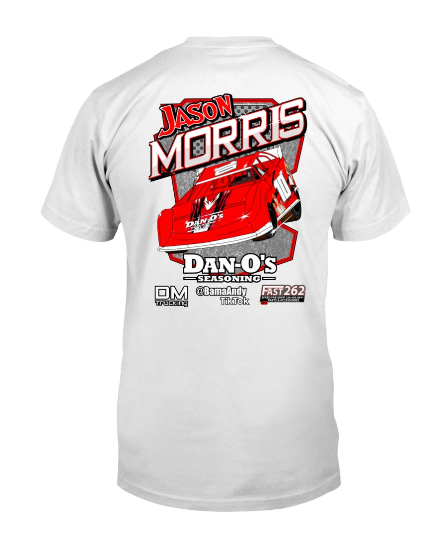 Jason Morris 2020 - Red Bomb Graphics - Custom Dirt Racing Shirts