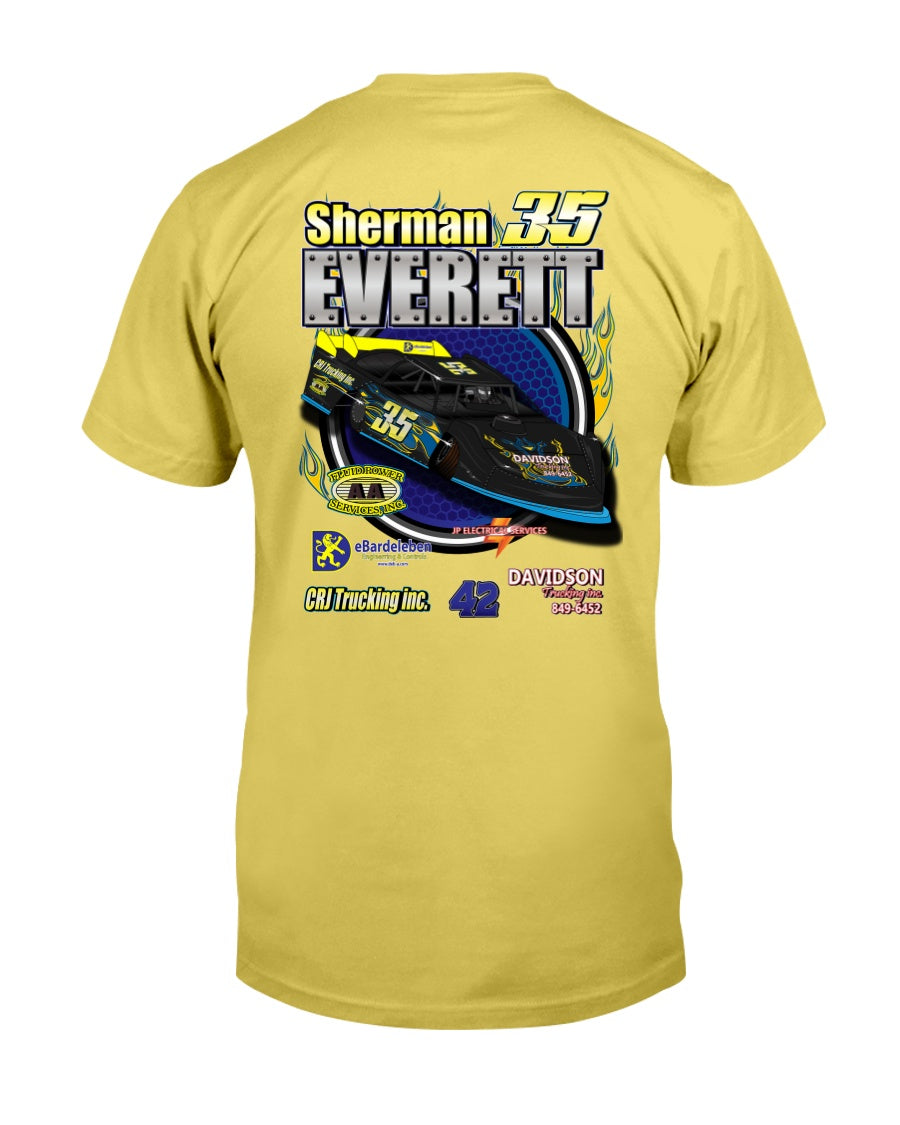 Sherman Everett 2020 - Red Bomb Graphics - Custom Dirt Racing Shirts