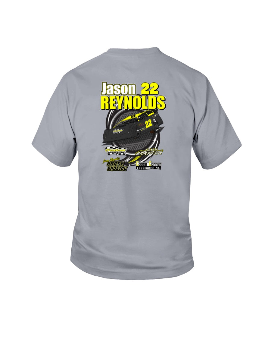 Jason Reynolds 2020 Youth - Red Bomb Graphics - Custom Dirt Racing Shirts