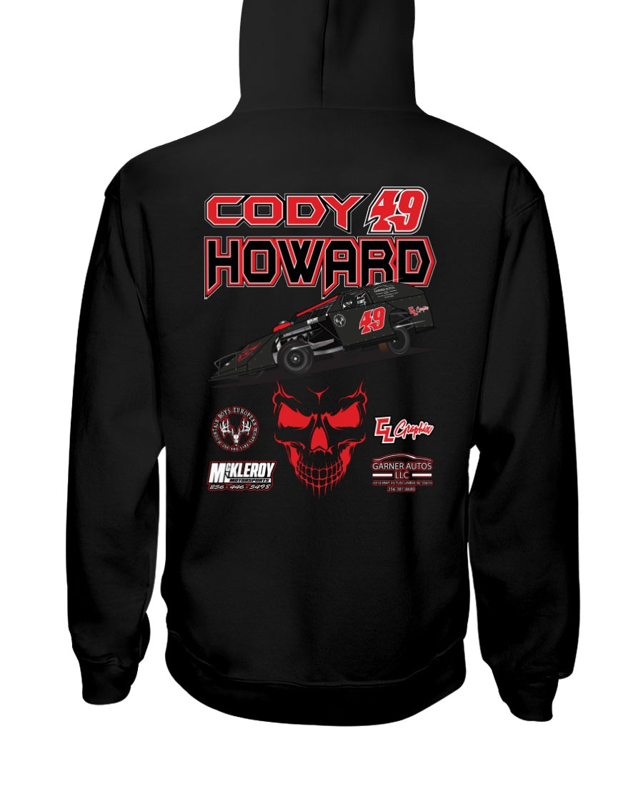 Cody Howard 2020 Hoodie - Red Bomb Graphics - Custom Dirt Racing Shirts