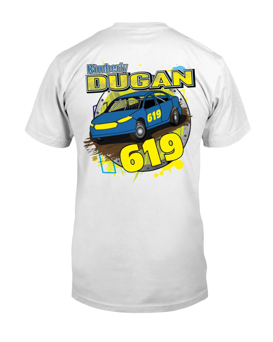 Kimberly Dugan 2020 - Red Bomb Graphics - Custom Dirt Racing Shirts