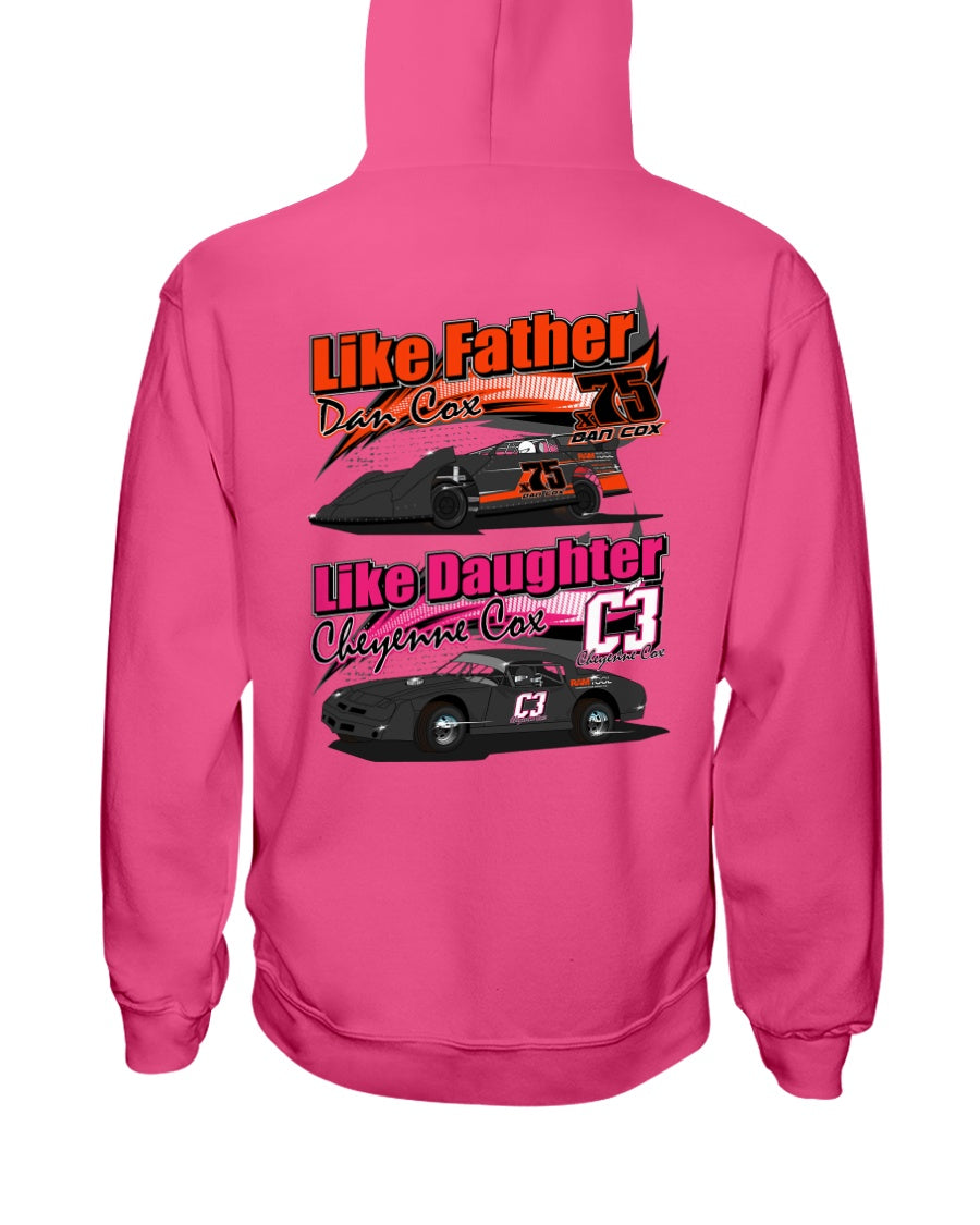 Cox Racing 2020 Hoodie - Red Bomb Graphics - Custom Dirt Racing Shirts