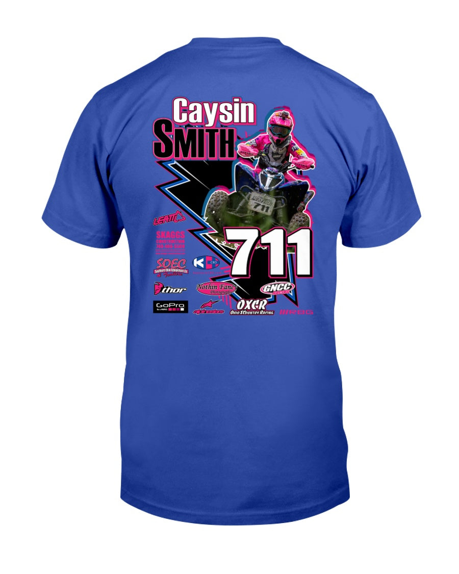 Caysin Smith 2020 - Red Bomb Graphics - Custom Dirt Racing Shirts