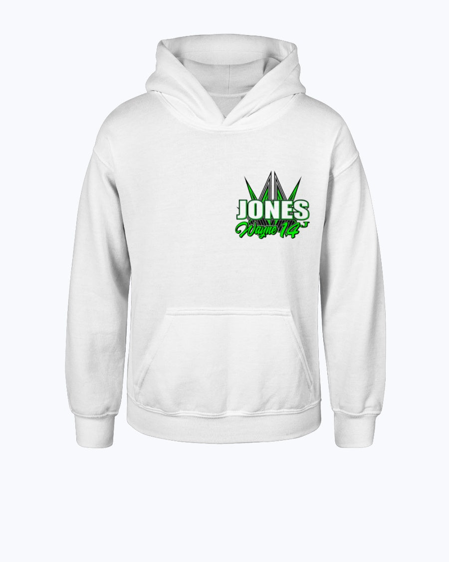 Wayne Jones 2020 Youth Hoodie - Red Bomb Graphics - Custom Dirt Racing Shirts