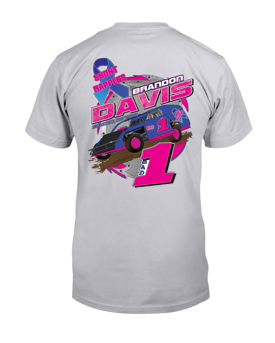 Brandon Davis 2020 - Red Bomb Graphics - Custom Dirt Racing Shirts