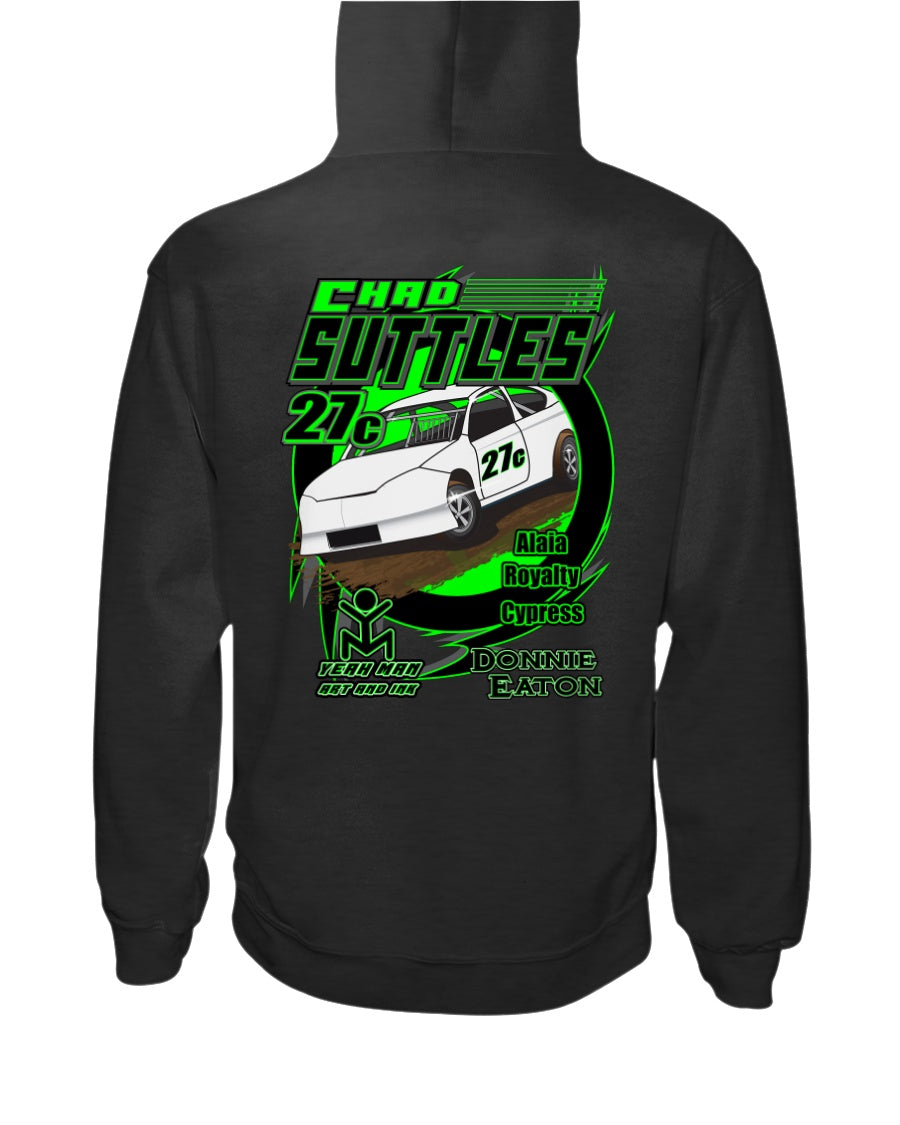 Chad Suttles 2020 Hoodie - Red Bomb Graphics - Custom Dirt Racing Shirts