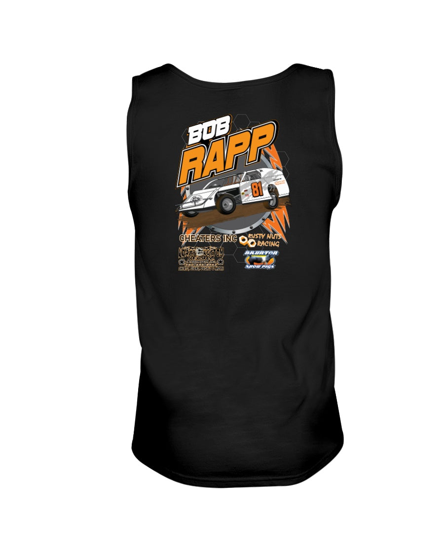 Bob Rapp 2020 Tank - Red Bomb Graphics - Custom Dirt Racing Shirts