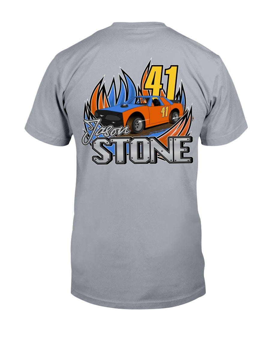 Jason Stone 2020 - Red Bomb Graphics - Custom Dirt Racing Shirts