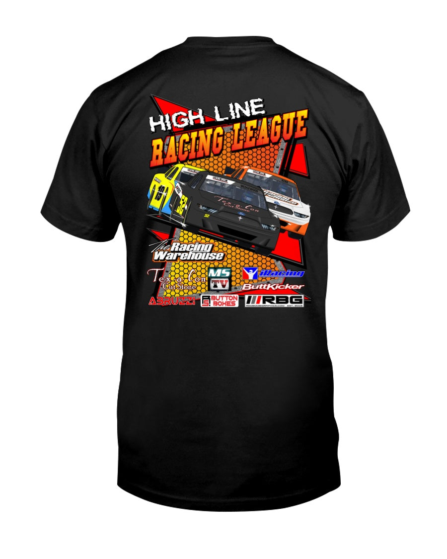 High Line Racing League - Red Bomb Graphics - Custom Dirt Racing Shirts