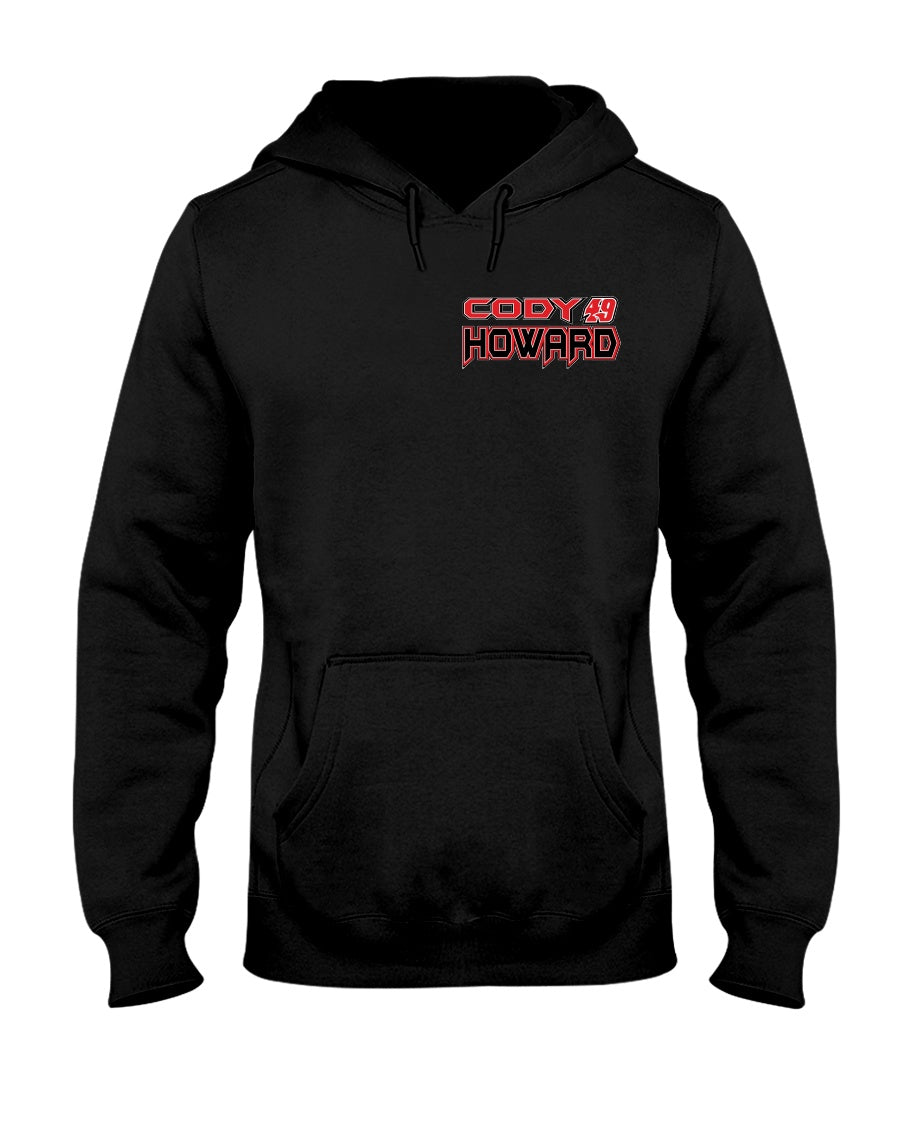 Cody Howard 2020 Hoodie - Red Bomb Graphics - Custom Dirt Racing Shirts