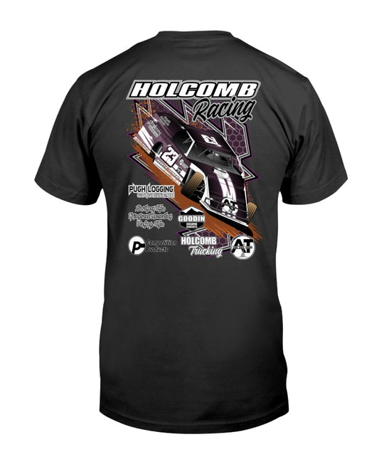 Holcomb Racing 2020 - Red Bomb Graphics - Custom Dirt Racing Shirts