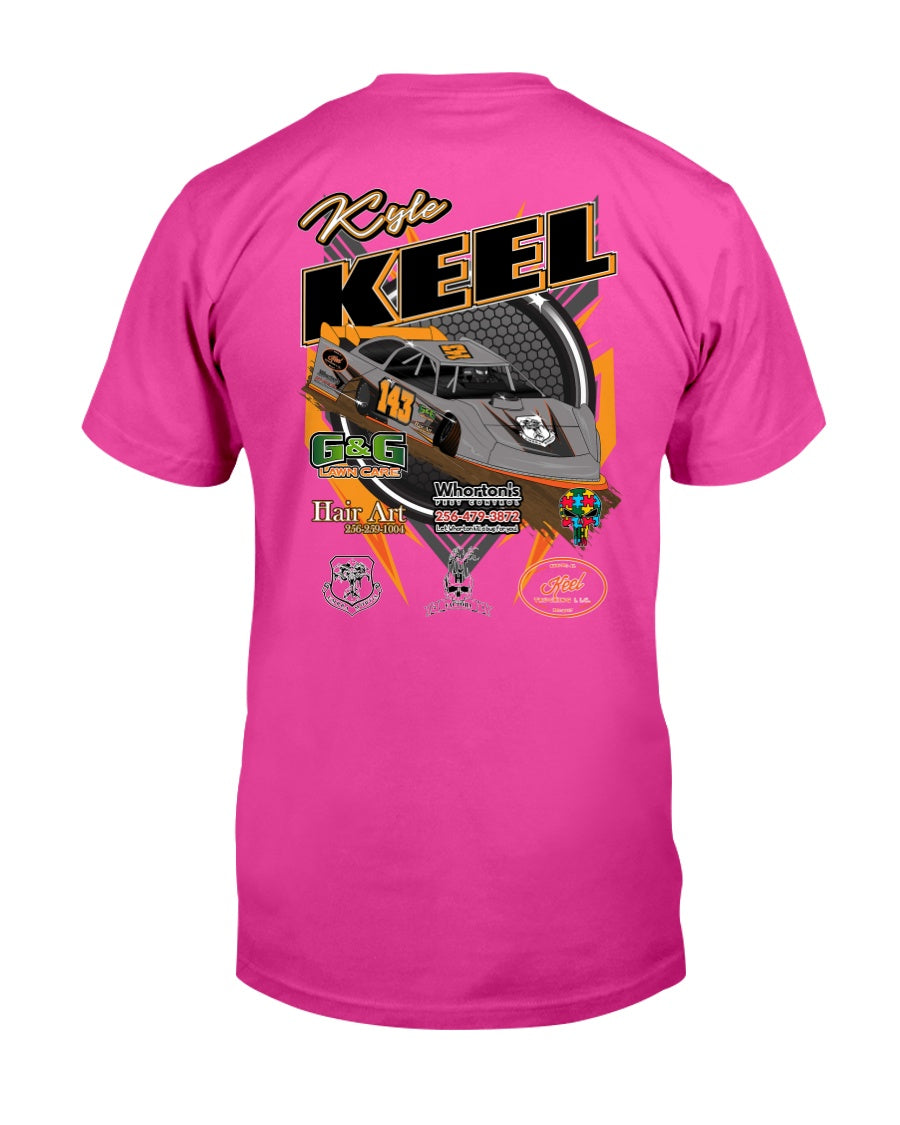 Kyle Keel 2020 - Red Bomb Graphics - Custom Dirt Racing Shirts