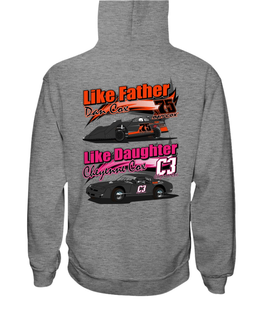 Cox Racing 2020 Hoodie - Red Bomb Graphics - Custom Dirt Racing Shirts