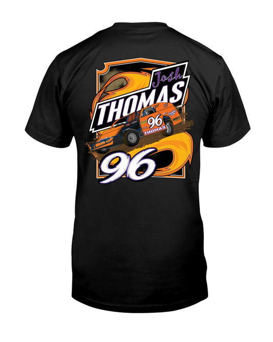 Josh Thomas 2020 - Red Bomb Graphics - Custom Dirt Racing Shirts